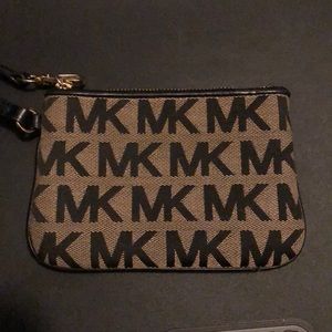 Michael Kors Small Black Wristlet
